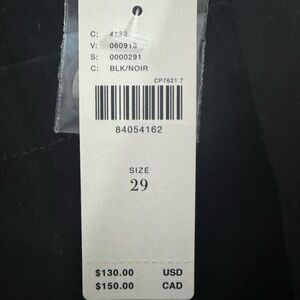 Anthropology Maeve Black Full Length Pants 29